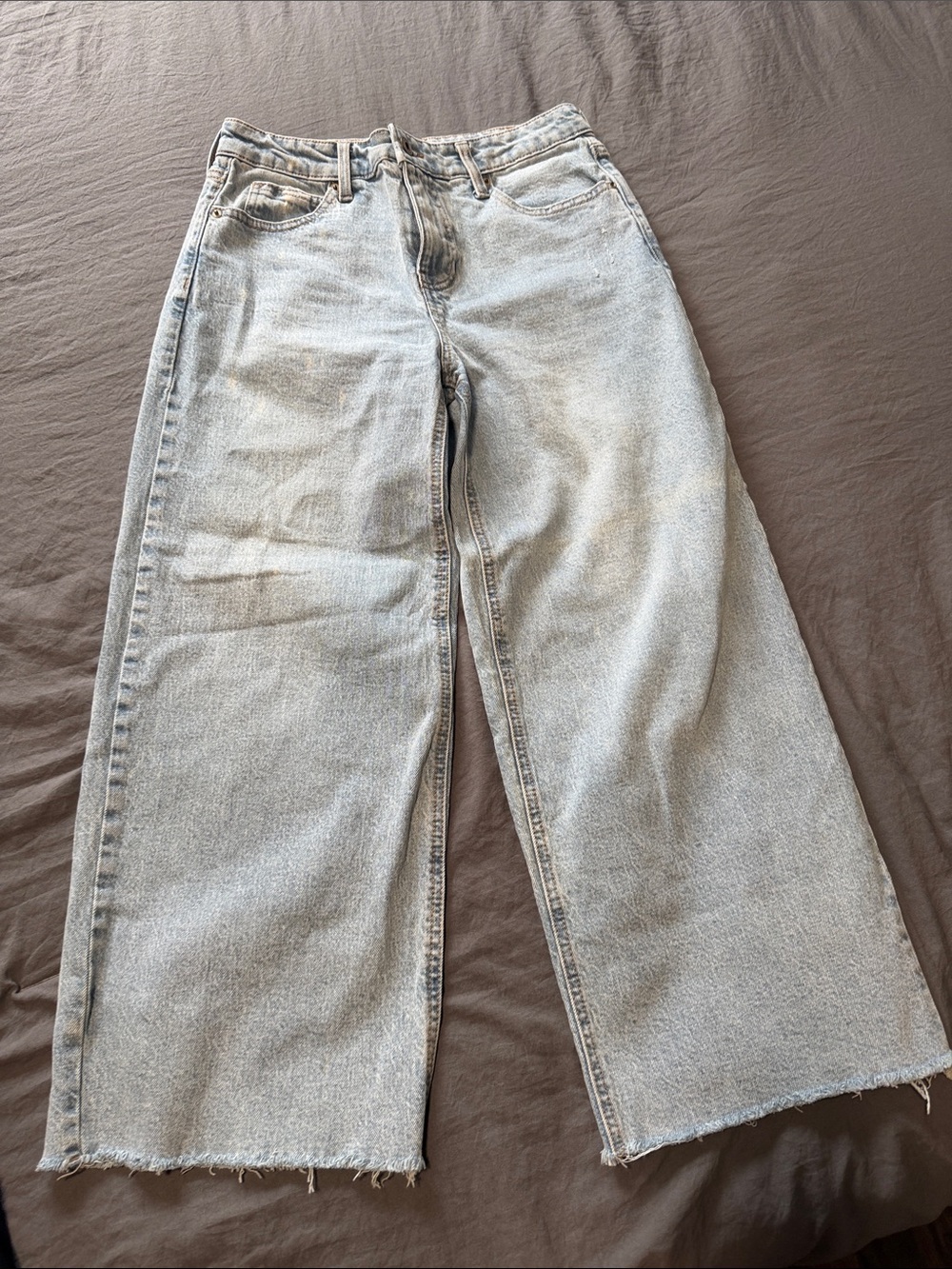 Celebrity Pink Light Blue Wide Leg Jeans